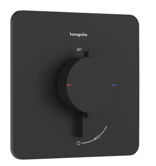 Hansgrohe Ecostat Comfort Q - zemapmetuma termostata maisītājs, matēti melns 33712670