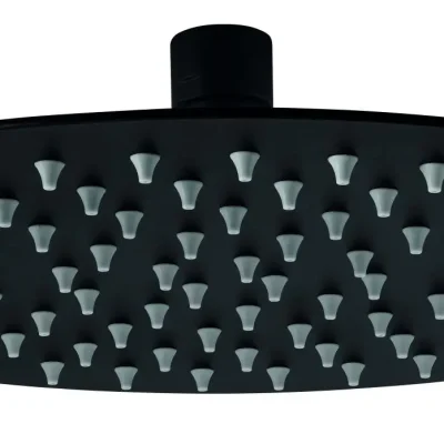 Novaservis Ferro - galvas duša, diametrs 25 cm, matēti melns RUP/250,5