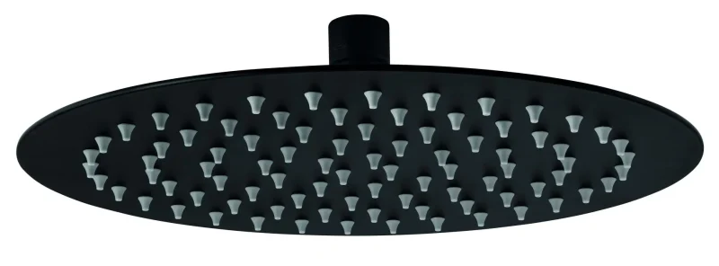 Novaservis Ferro - galvas duša, diametrs 25 cm, matēti melns RUP/250,5