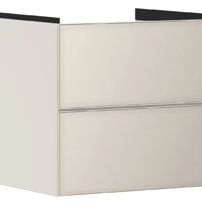 Hansgrohe Xevolos E - izlietnes skapītis 58x58x48 cm, 2 atvilktnes, matēti bēšs/metāliskais bēšs 54176790