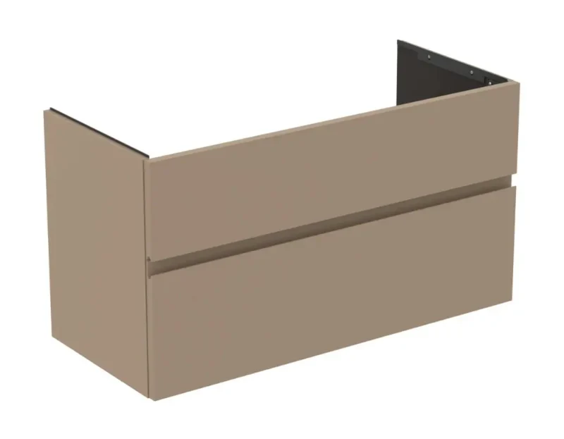 Ideal Standard Finesse - izlietnes skapītis, 100x44x55 cm, 2 atvilktnes, matēti Greige E3388UP