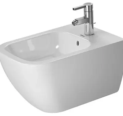 Duravit Happy D.2 - pie sienas bidē, Alpu balts 2258150000