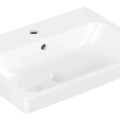 Villeroy & Boch Architectura - izlietne 60x45 cm, ar pārplūdi, jaucējkrāna caurumu, Alpu balts 4A876001