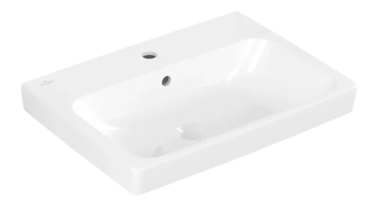 Villeroy & Boch Architectura - izlietne 60x45 cm, ar pārplūdi, jaucējkrāna caurumu, Alpu balts 4A876001
