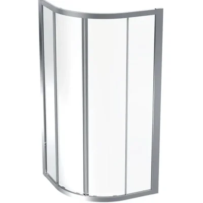 Geberit GEO - dušas kabīne 90x90 cm, sudrabs/caurspīdīgs stikls 560.121.00.2