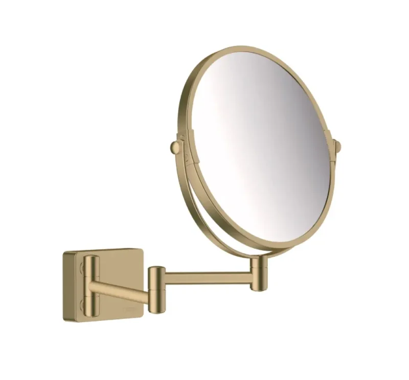 Hansgrohe AddStoris - sienas kosmētikas spogulis, bronzas birstēts 41791140
