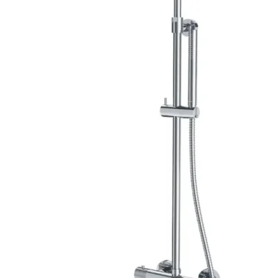 OMNIRES Contour - dušas komplekts ar termostatu, diametrs 25 cm, hroms CT8044CR