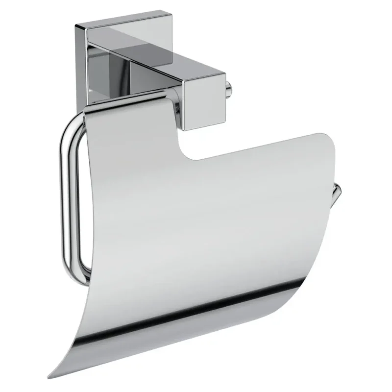 Ideal Standard IOM Square - tualetes papīra turētājs ar vāku, hroms E2191AA