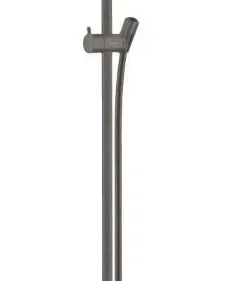 Hansgrohe Unica'S - dušas stienis 90 cm, ar dušas šļūteni, melns hroms matēts 28631340