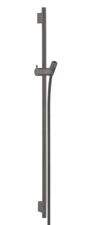 Hansgrohe Unica'S - dušas stienis 90 cm, ar dušas šļūteni, melns hroms matēts 28631340