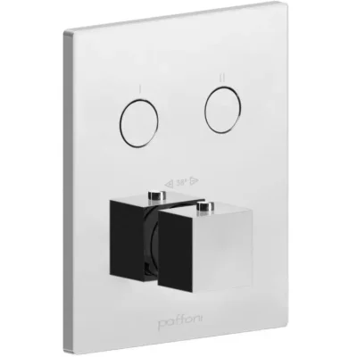 Paffoni Compact Box - zemapmetuma termostata maisītājs, 2 patērētājiem, hroms CPT518CR
