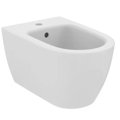 Ideal Standard i.Life O - piekaramā bidē, ar pārplūdi, ar caurumu jaucējkrānam, balta T568101
