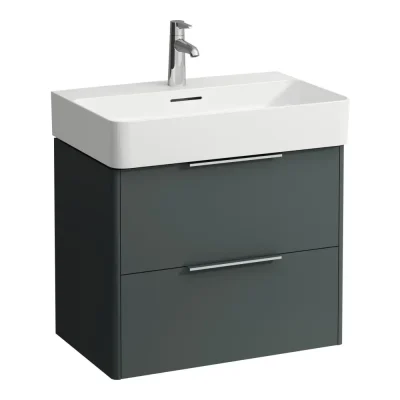 Laufen Base - izlietnes apakškabinets, 52x64x39 cm, 2 izvelkamās atvilktnes, pelēks H4023121102661