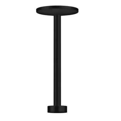 Axor One - Ieeja no griestiem 30 cm, matēti melns 48496670