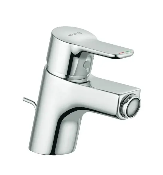 Kludi Pure&Easy - bideta maisītājs ar noteces komplektu, hroms 375330565