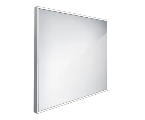 Nimco spogulis - spogulis ar LED apgaismojumu, 60x60 cm, alumīnijs ZP 13066