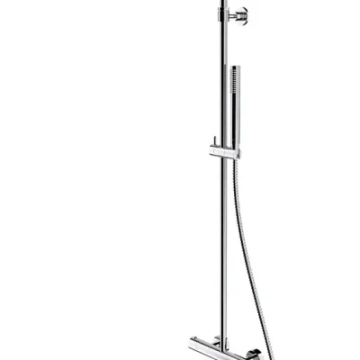 OMNIRES Y - dušas komplekts ar vannas termostatu, diametrs 25 cm, hroms Y1234CR