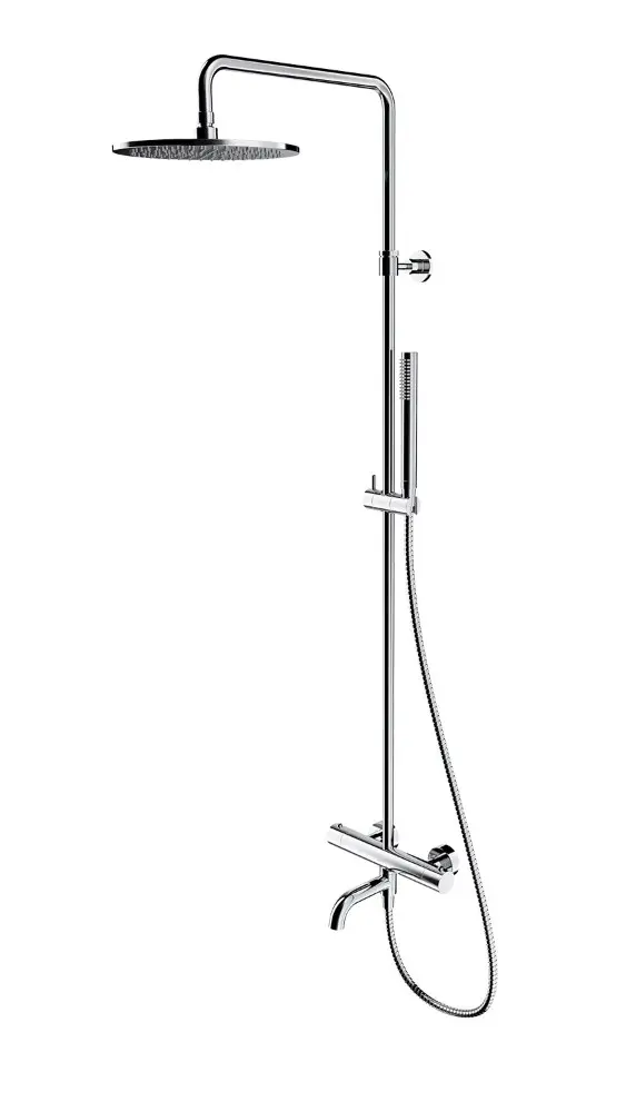 OMNIRES Y - dušas komplekts ar vannas termostatu, diametrs 25 cm, hroms Y1234CR