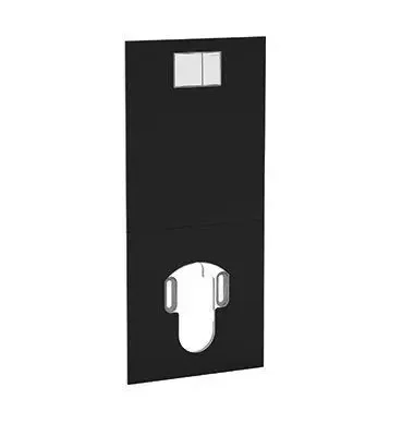 Geberit AquaClean - apdares plāksne ar integrētu vadību WC komplektiem, stikls/melns 115.328.SJ.1