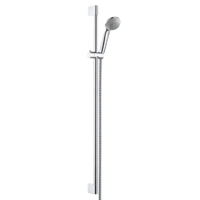 Hansgrohe Crometta 85 - dušas komplekts 1jet, ar dušas stieni Unica'Crometta 0,90 m, hromēts 27729000