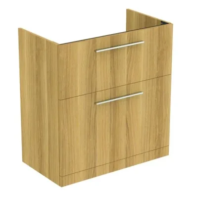 Ideal Standard i.Life A - izlietnes skapītis, 80x44x85 cm, 2 atvilktnes, dabīgs ozols T5274NX