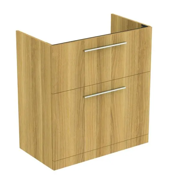 Ideal Standard i.Life A - izlietnes skapītis, 80x44x85 cm, 2 atvilktnes, dabīgs ozols T5274NX