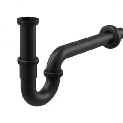 Alcadrain Siphons - izlietnes sifons U DN32, melns/matēts A4320BLACK