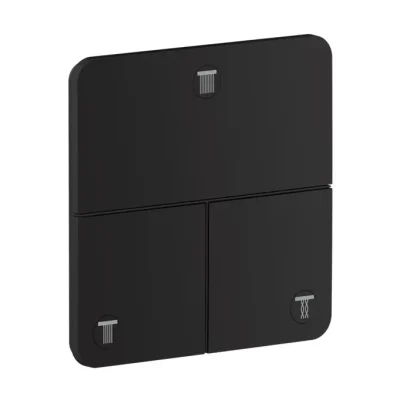 Axor ShowerSelect ID - zemapmetuma vārsts, 3 patērētājiem, matēti melns 36781670