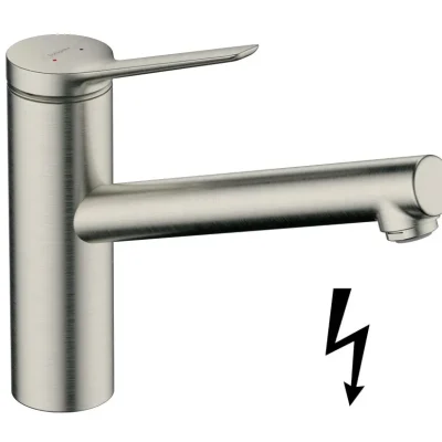 Hansgrohe Zesis M33 - virtuves izlietnes maisītājs, nerūsējošā tērauda izskats 74806800