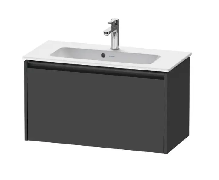 Duravit Ketho.2 - izlietnes skapītis, 44x81x39 cm, 1 atvilktne, grafīta matēts K25056049490000