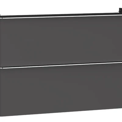 Hansgrohe Xelu Q - izlietnes apakšskapītis, 63x118x50 cm, 2 atvilktnes, matēti pelēks/hroms 54036000
