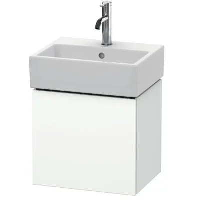 Duravit L-Cube - izlietnes skapītis 40×43×34 cm, 1 durvis, eņģes kreisajā pusē, matēti balts LC6245L1818