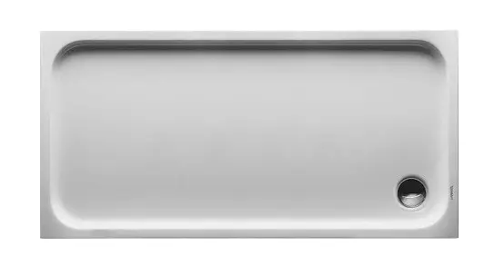 Duravit D-Code - dušas paliktnis 150x75 cm, Alpu balts 720099000000000
