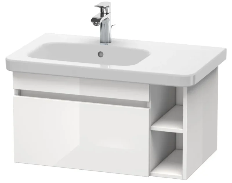 Duravit DuraStyle - izlietnes skapītis 40x73x45 cm, ar 1 atvilktni, balts spīdīgs DS639402222