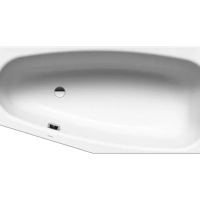 Kaldewei Advantage - Asimetriska vanna Mini kreisā 832, 157x75/50 cm, pērļu efekts, balta 224800013001