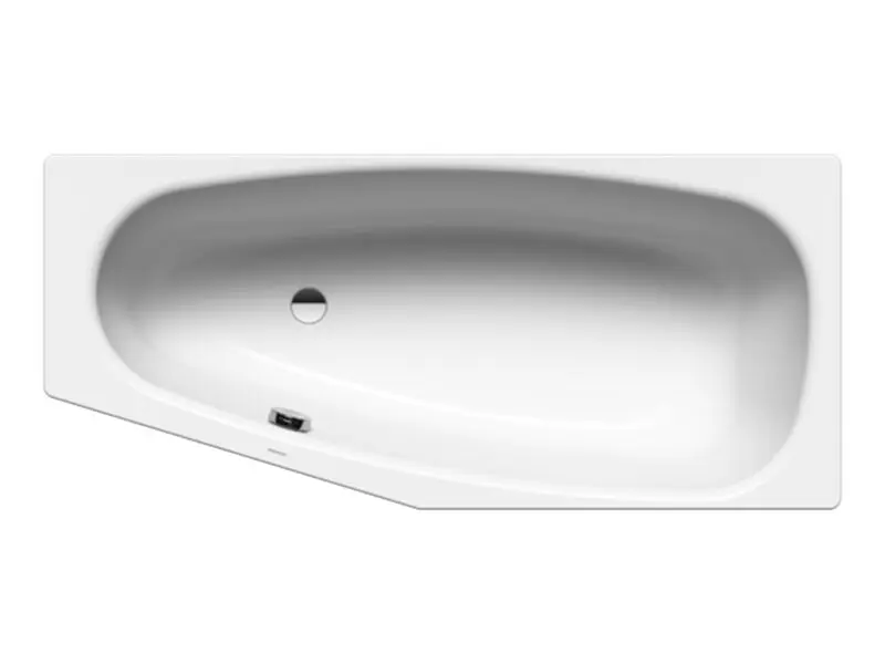 Kaldewei Advantage - Asimetriska vanna Mini kreisā 832, 157x75/50 cm, balta 224800010001