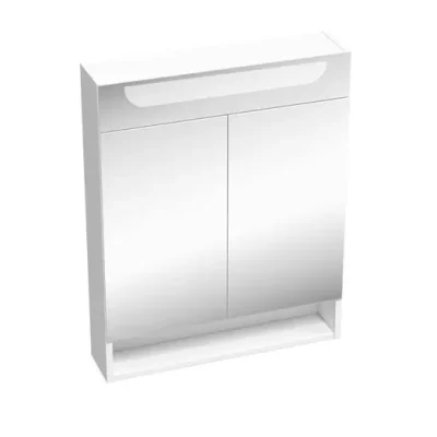 Ravak Classic II - spoguļskapis ar LED apgaismojumu, 60x14x76 cm, 2 durvis, balts spīdīgs X000001469