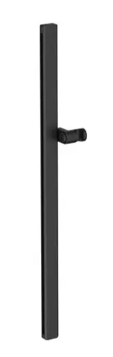 Duravit piederumi - dušas stienis 81 cm, matēti melns UV0600005046