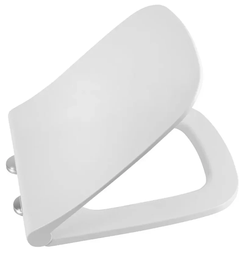 Sapho Garcia - WC sēdeklis Slim, Soft Close, balts/hroms 100727