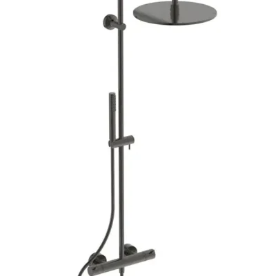 Ideal Standard CeraTherm - dušas komplekts ar termostatu, diametrs 30 cm, Magnetic Grey A7589A5