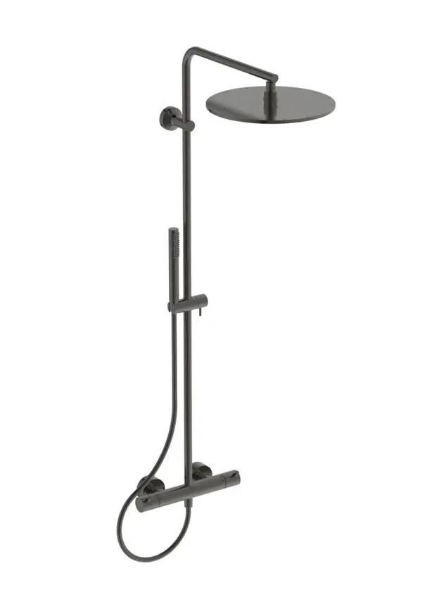 Ideal Standard CeraTherm - dušas komplekts ar termostatu, diametrs 30 cm, Magnetic Grey A7589A5