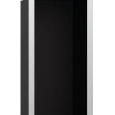 Hansgrohe XtraStoris Individual - sienas niša ar dizaina rāmi, 30x15x10 cm, matēti melns/ birstēts nerūsējošais tērauds 56095800