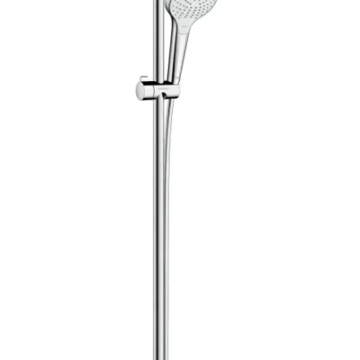 Hansgrohe Croma Select S - dušas komplekts Vario 0,90 m, EcoSmart 9 l/min, balts / hromēts 26573400
