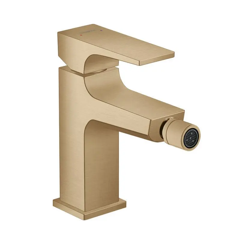 Hansgrohe Metropol - bideta maisītājs ar noteces komplektu Push-Open, birstēts bronzas krāsā 32520140