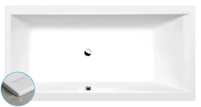 Polysan vannas - vanna 180x90x48 cm, balta 13111S