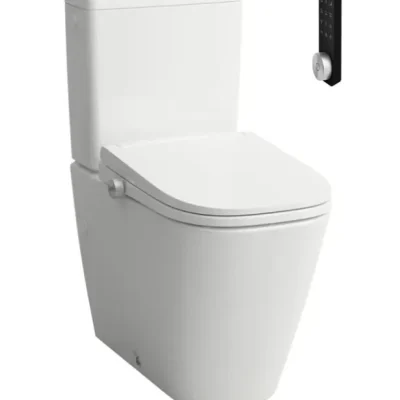 Laufen Cleanet Meda - stāvošs elektronisks bidē ar keramiku, Vario noteci, Rimless, SoftClose, balts H606110000S002