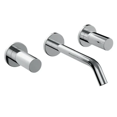 Laufen Kartell - izlietnes maisītājs, zemapmetuma, 3 caurumu montāža, hroms H3123360041201