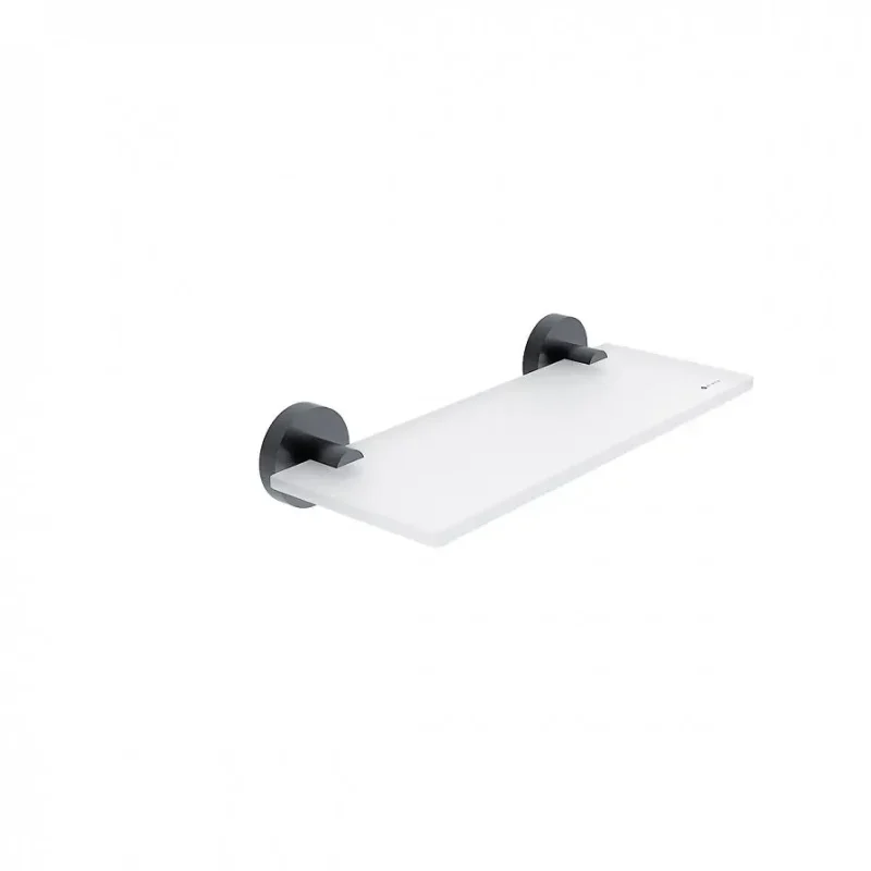 Nimco Unix - plaukts, garums 30 cm, stikls matēts/melns matēts UNC 13091B-30-90