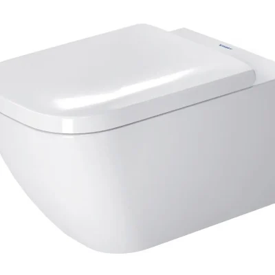 Duravit Happy D.2 - piekaramais WC, ar HygieneGlaze, balts 2221092000