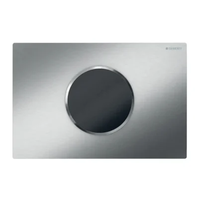 Geberit Sigma10 - elektroniska vadības plate, darbība ar baterijām, nerūsējošais tērauds birstēts/pulēts 115.908.SN.6